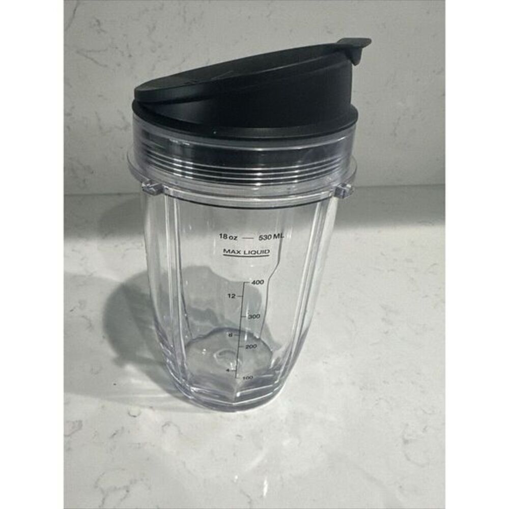 Nutri Ninja Blender Replacement cup - 18oz Cup With Sip And Seal Lid